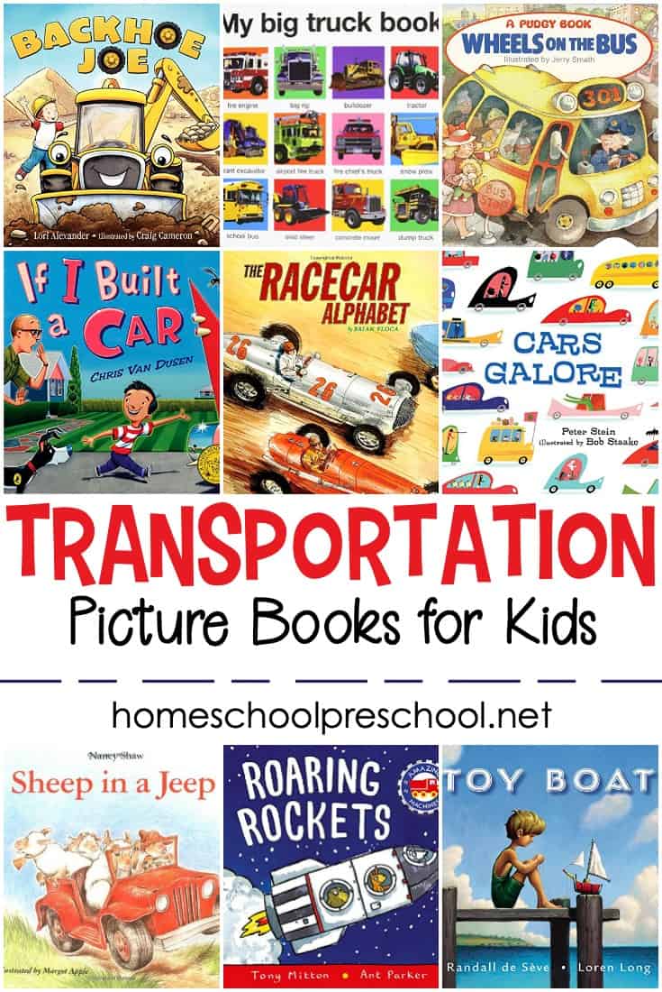 If your little ones are obsessed with planes, trains, and other automobiles, you don't want to miss this collection of our favorite&nbsp;transportation books for preschoolers!