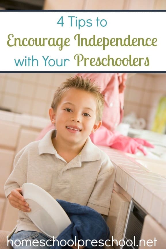 Our littlest ones are capable of so much more than we think they are. Encourage independence, and make them feel "big," with these four steps.