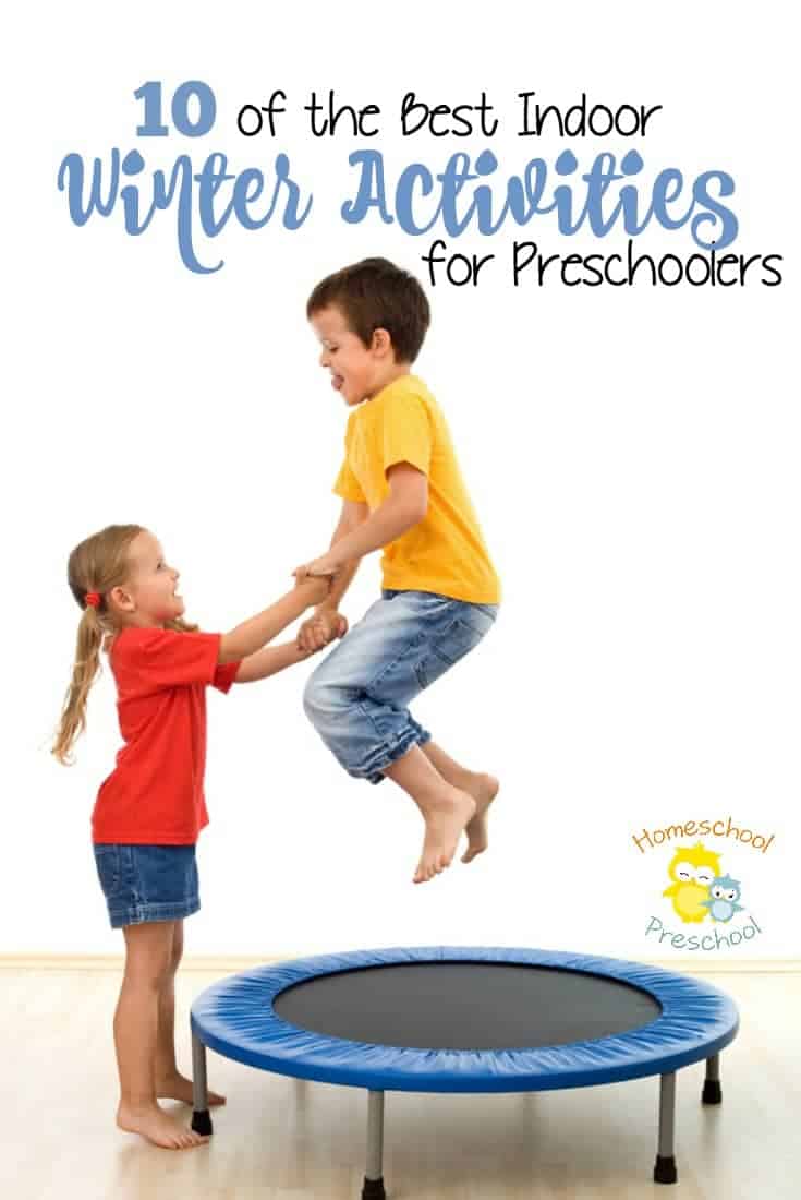 If you're looking for some indoor winter activities for preschoolers, you have to check out this awesome list of ideas! | homeschoolpreschool.net