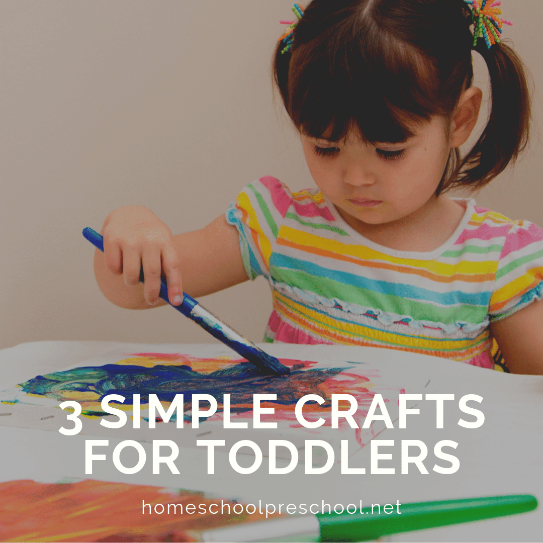 Looking for a fun rainy day activity? Or, do you want to foster your toddler's creativity? These crafts for toddlers are perfect for little ones!