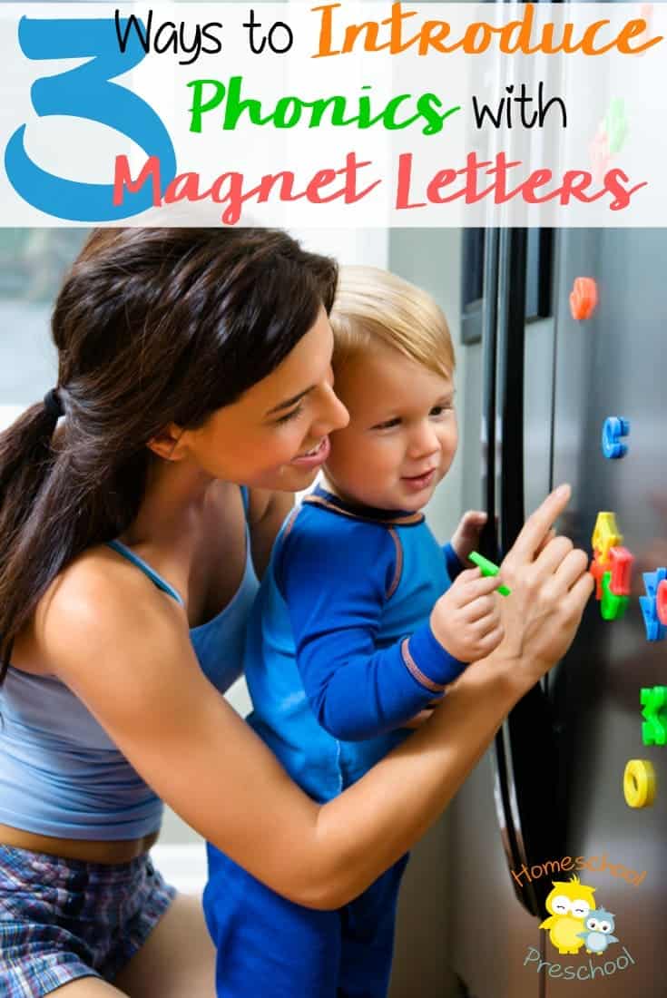 Do you have magnetic letters on your refrigerator? If not, you're missing a wonderful method for introducing your preschoolers to phonics. | homeschoolpreschool.net