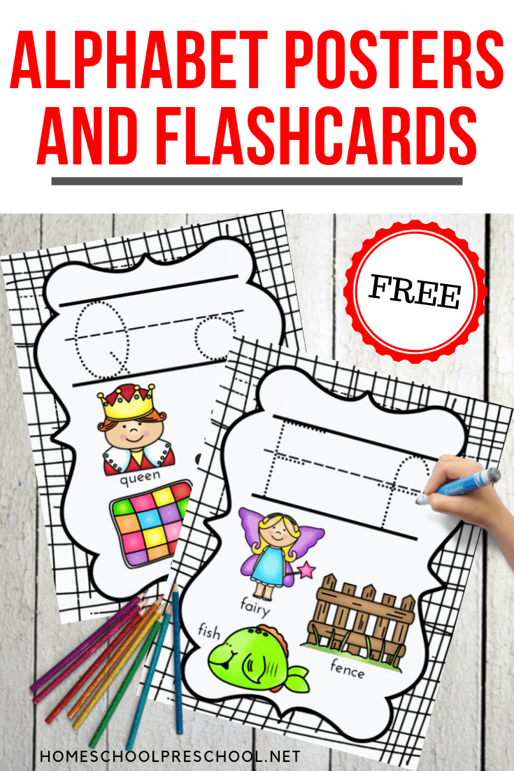 Download this set of free alphabet posters! They're perfect for home and school, and will help your little ones with letter recognition and beginning sounds. 