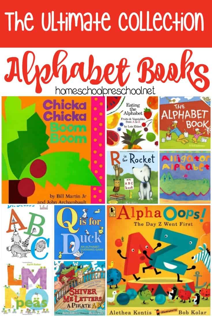 Are you gettingAre you getting ready to teach your kids the alphabet? Introduce your kids to letters and their sounds with this amazing collection of alphabet books for kids! | homeschoolpreschool.net ready to teach your kids the alphabet? Introduce your kids to letters and their sounds with this amazing collection of alphabet books for kids!