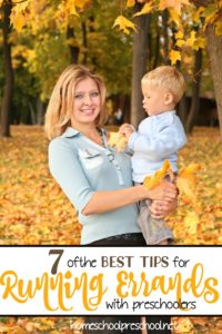Let's face it! We all have errands to run at some point. It comes with running a home. Save your sanity with these tips for running errands with preschoolers. | homeschoolpreschool.net