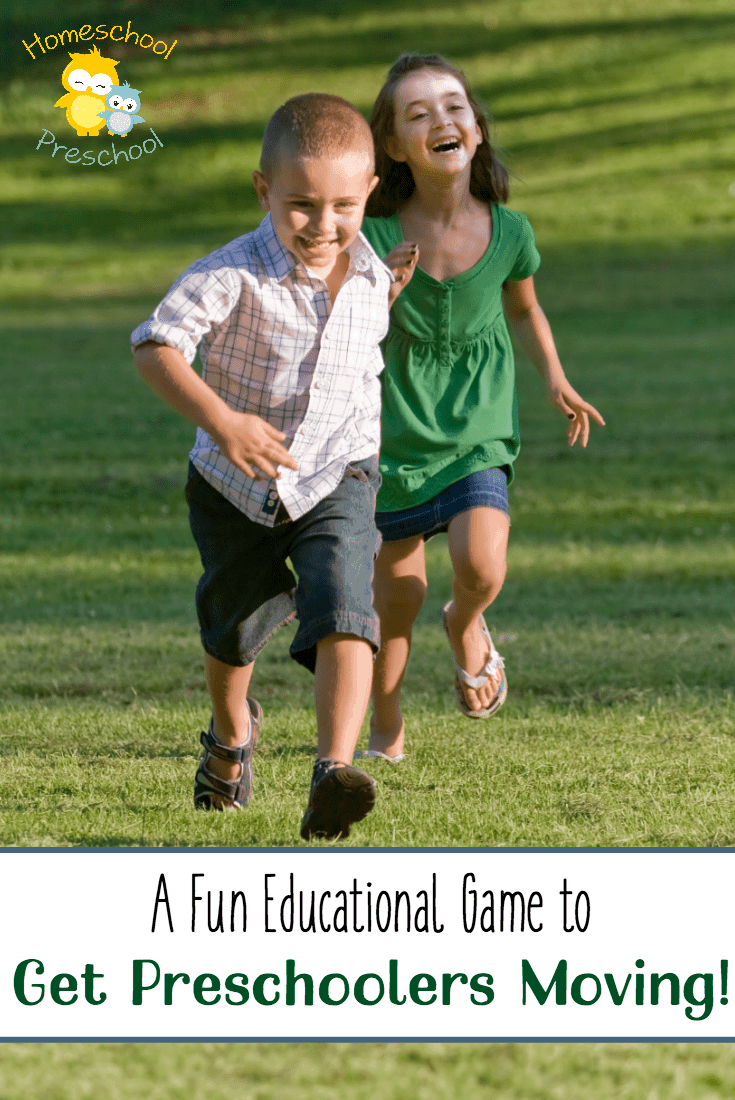 Are you teaching preschoolers to count or recite? Discover several ways to adapt this fun kid's game! It's simple, active, and loads of fun. | homeschoolpreschool.net