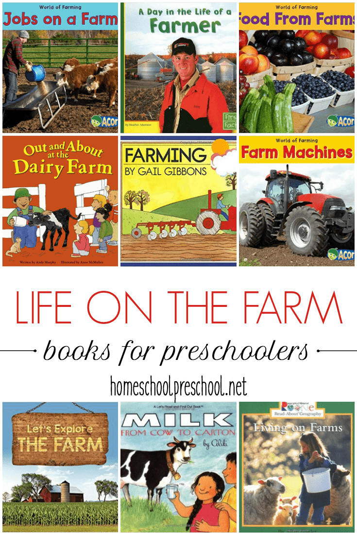 Teach kids about farming with this collection of children's picture books about farms. From machinery to food production, kids will learn all about life on the farm.
