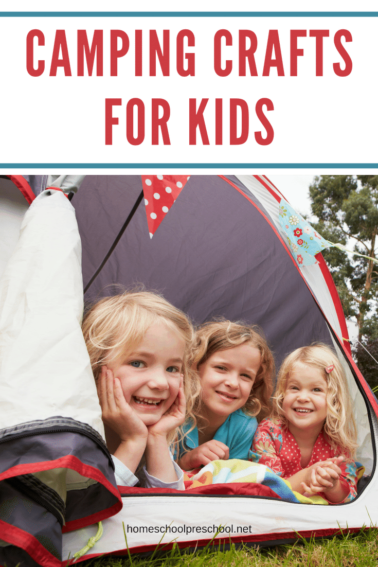Whether you're gearing up for a summer camping trip or you're planning a backyard campout, your kids will love these awesome camping crafts!