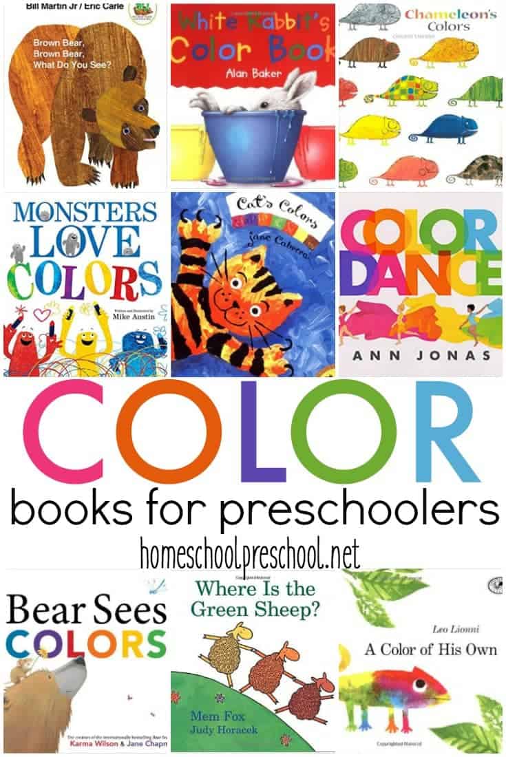 It is so important to read aloud to little ones. This collection of color books is perfect for introducing preschoolers to colors and color words. 