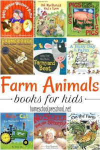 30 awesome farm animal books for preschoolers! These are great for preschoolers and kindergarteners who are learning about animals and life on the farm!