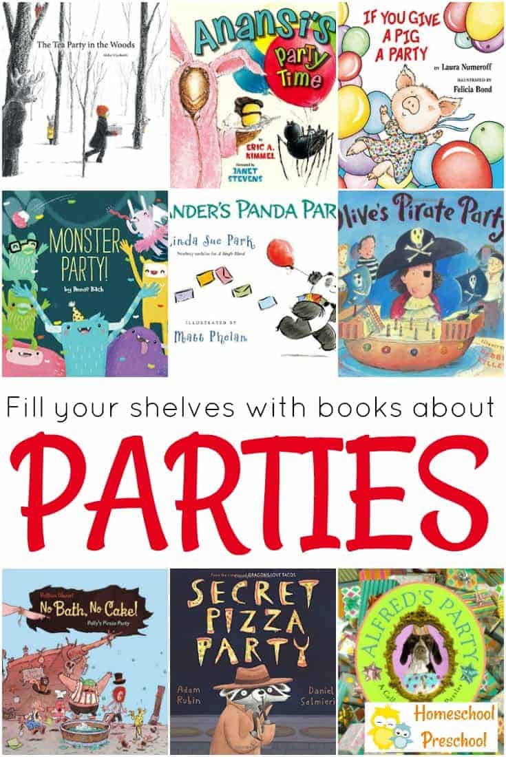 Have you noticed how much preschoolers adore parties? Here are 9 delightful children's books about parties to read with your children.