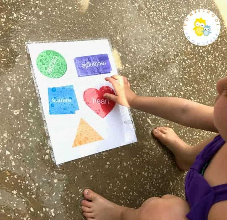 Summer is in full swing and it’s time to have fun with water! This sprinkler shape match activity is a great way to get outside, learn, and stay cool!