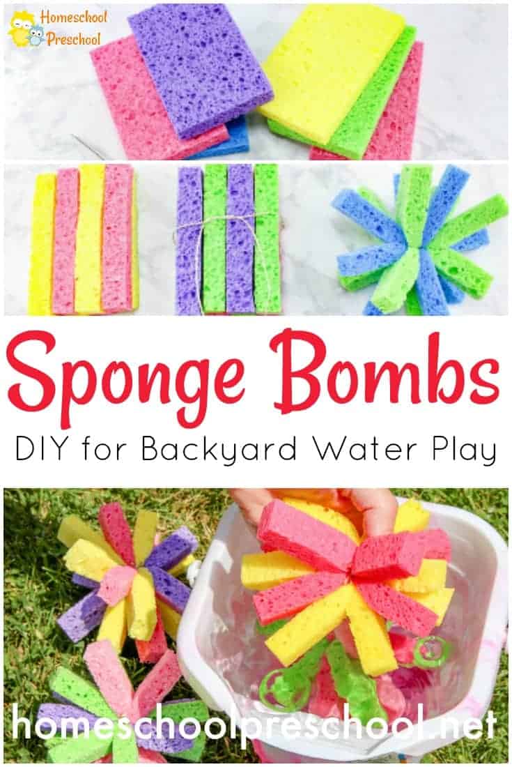 Have you ever made sponge bombs with your kids? If not, check out the super simple tutorial below and get ready for an amazing afternoon of summer fun!