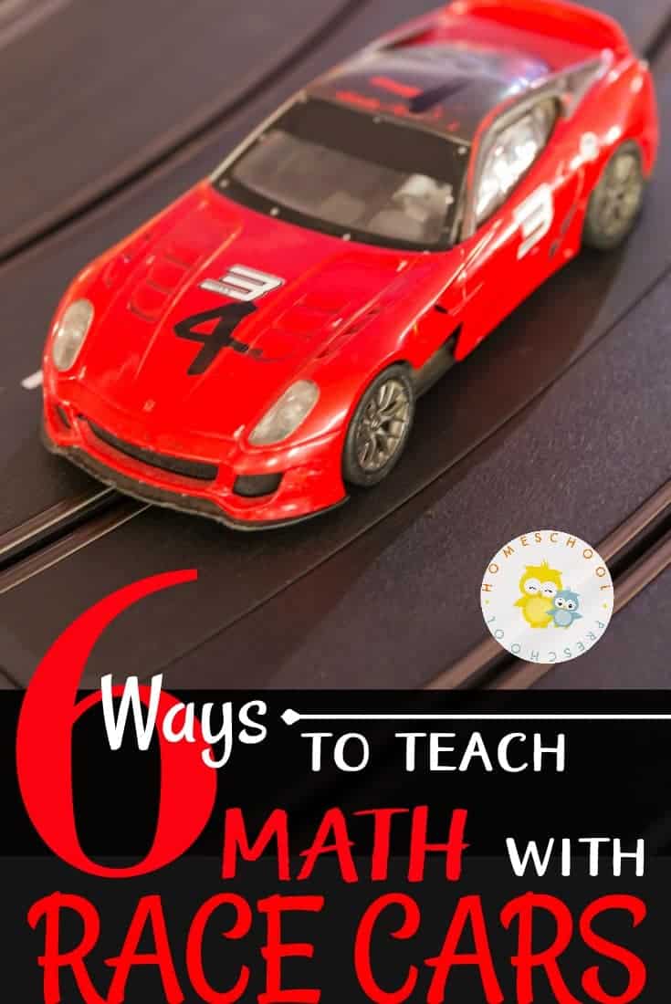 If your kids love race cars, why not use what they are interested in to teach math skills? Come discover how to teach math with race cars!