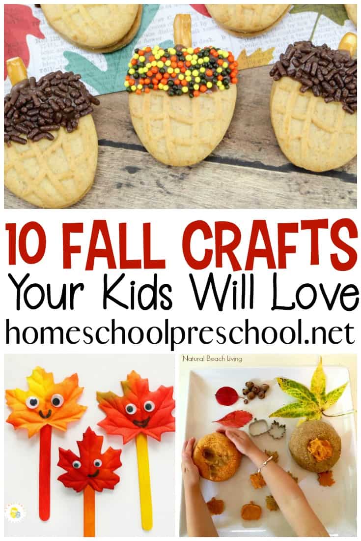 Fall is just around the corner! Woohoo! You have to check out these amazing fall crafts for preschool aged kids. Which one will you try first?