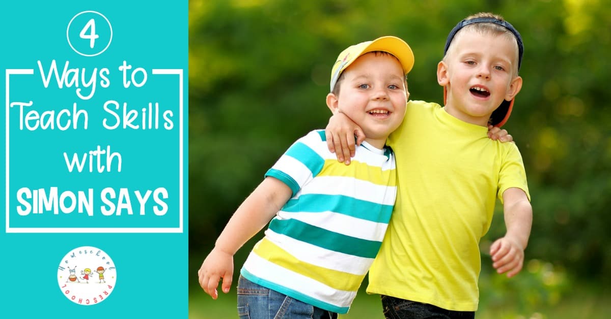 Discover how to play Simon Says with preschoolers! You won't believe how easy it is to teach basic skills while playing this fun game!