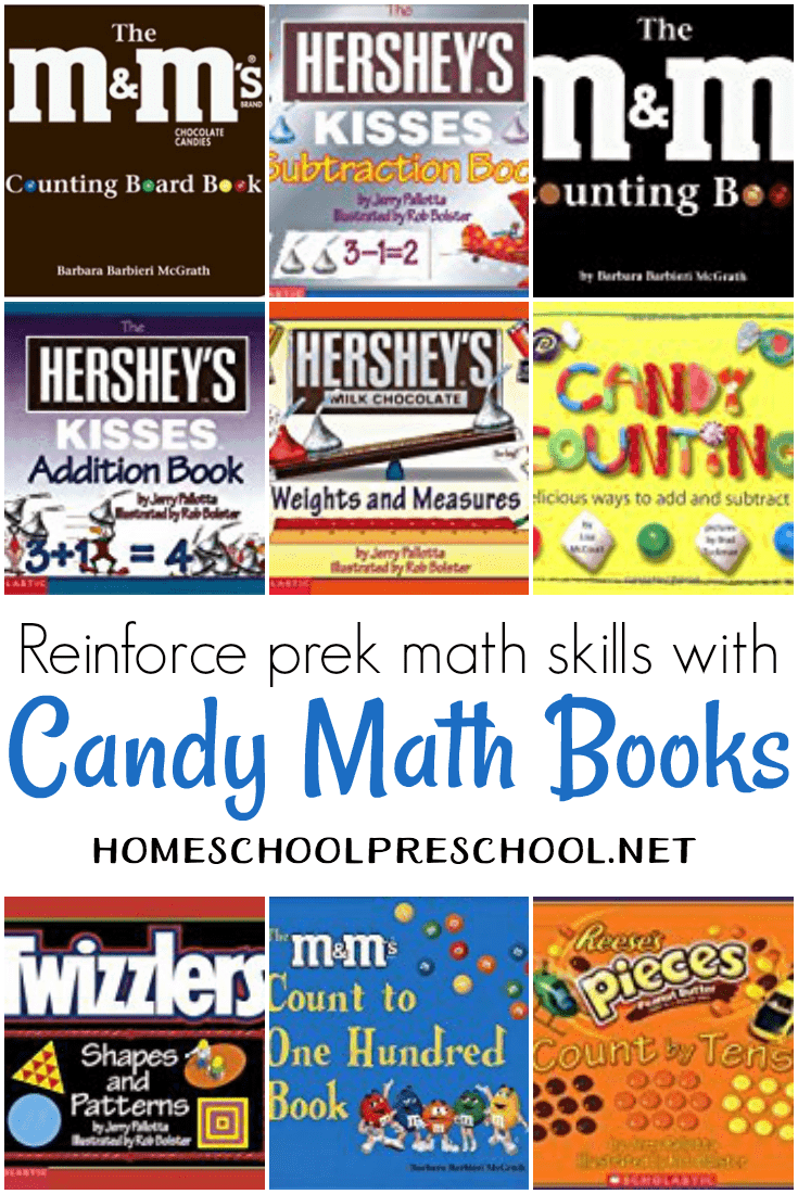 Candy math books make math fun for both preschoolers and parents. After all there's nothing more awesome than eating your math lesson as you learn!