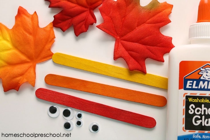 Are you looking for a simple fall craft to do with your preschoolers? This Fall Leaf Family is a simple leaf craft you can with with tots and preschoolers. 