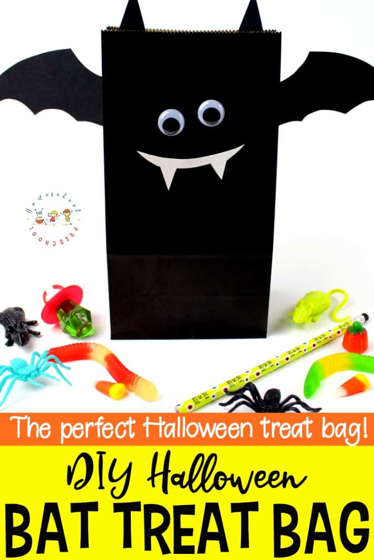 Have a Halloween class party coming up, or will you have a Halloween party at home? You need these DIY Halloween treat bags with a free printable template!
