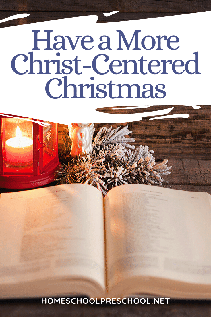 Keep the focus on Christ in the midst of all of the holiday festivities. Here are twelve Christ centered Christmas ideas you can use with your preschoolers.