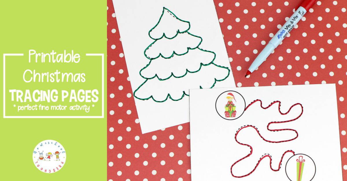 This collection of Christmas trace pages will keep little ones busy. These pages provide fun fine motor practice with a holiday twist!