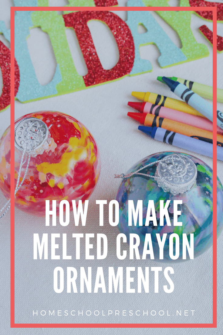 With just a few simple supplies, you and your kids will have a blast making some beautiful&nbsp;melted crayon ornaments this Christmas.
