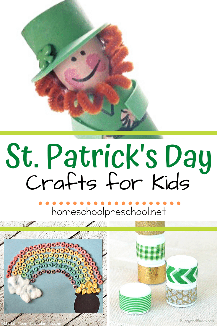 Preschoolers love crafting, and these St Patricks Day kid crafts will make great handmade holiday gifts and decorations. Check out all 21 ideas!
