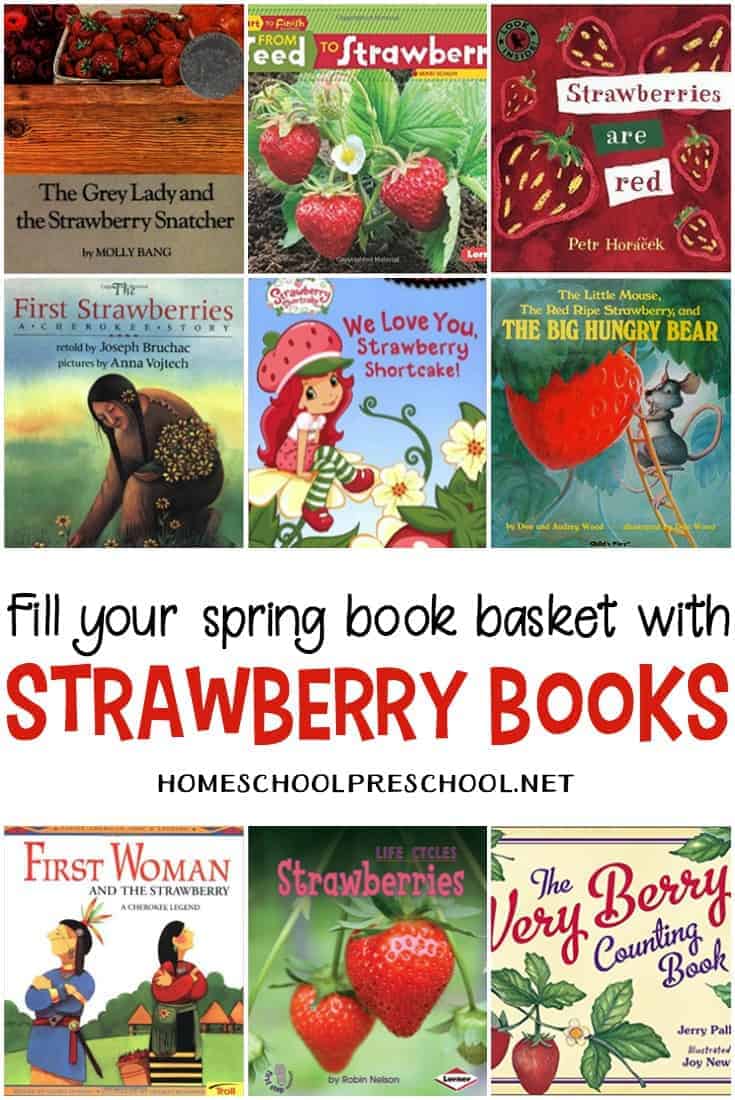 Spring is a great time to study strawberries. Plant some seeds, watch them grow, and read about their life cycle in these books about strawberries.