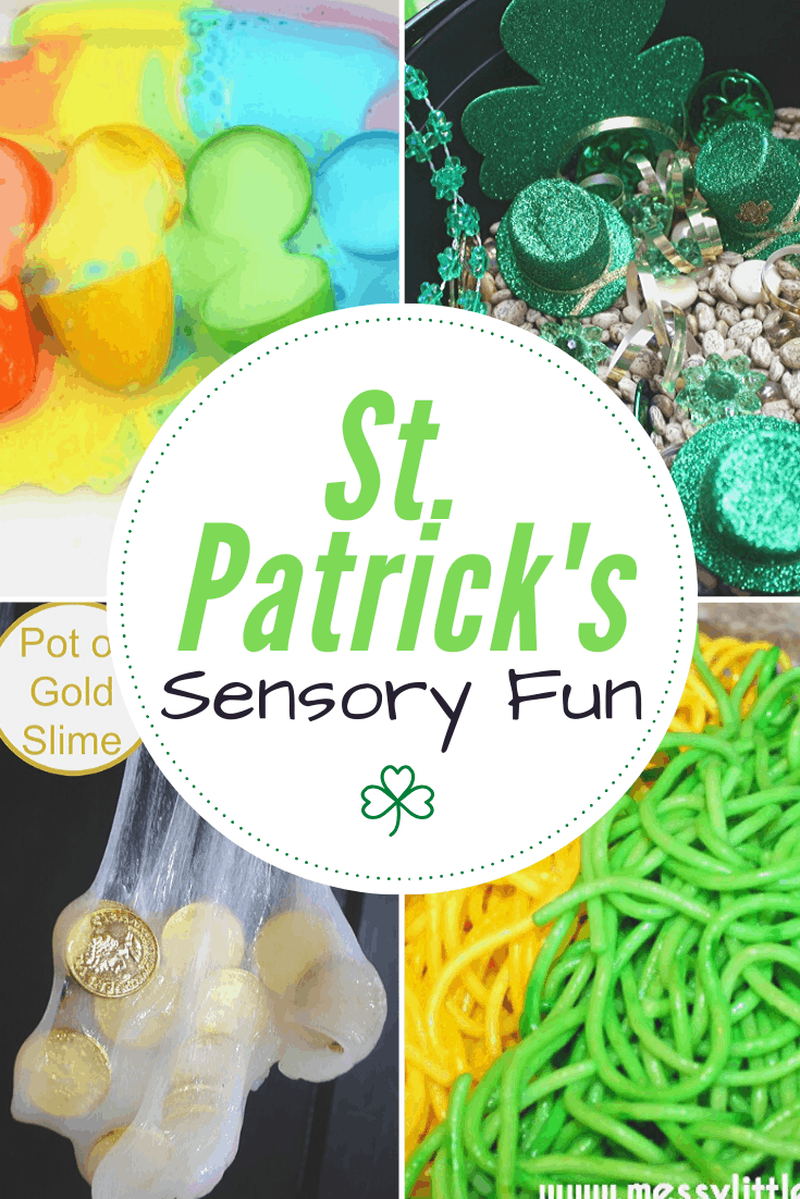 Engage your little ones with one or more of these St Patrick's Day sensory play ideas. Hands-on fun for toddlers and preschoolers!