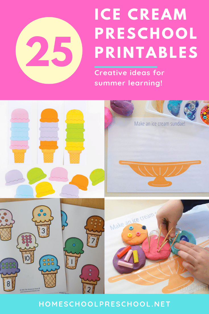 I scream! You scream! We all scream for ice cream printables! Add a cool twist to your summer lessons with ice cream activities for math, literacy, and more.