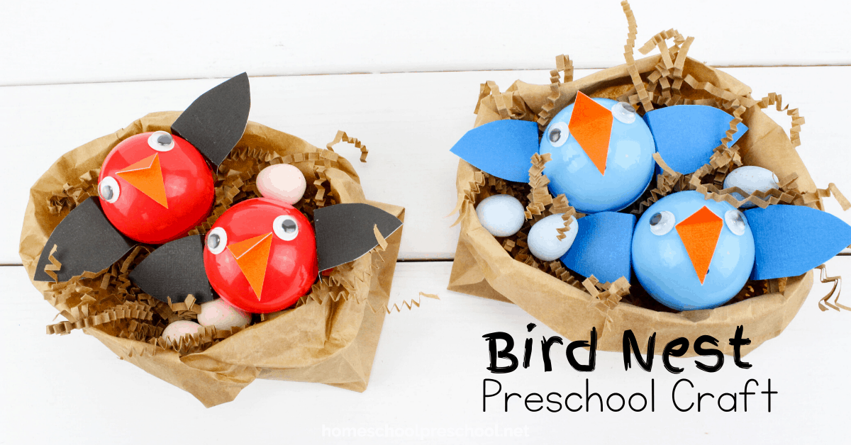How to Make a Baby Bird Nest Craft