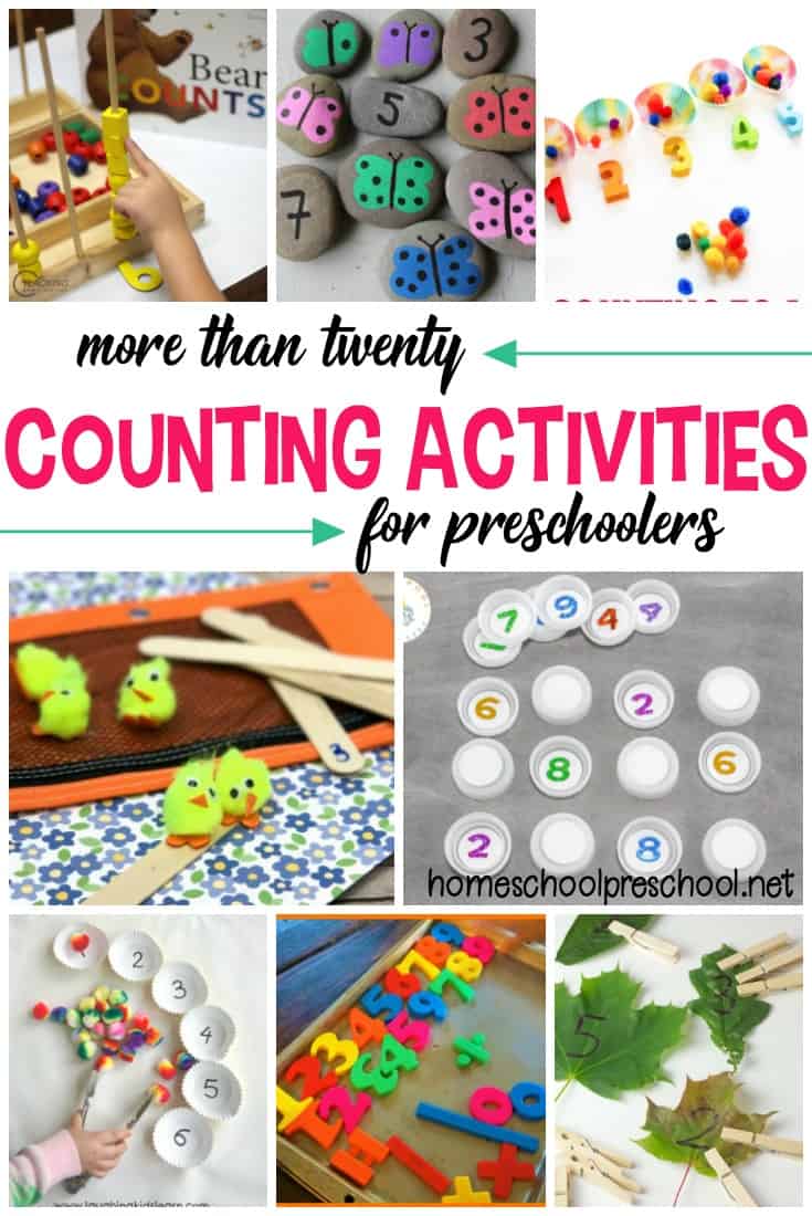 There's no better way to teach and reinforce counting than with hands-on activities. These counting activities are perfect for toddlers and preschoolers.