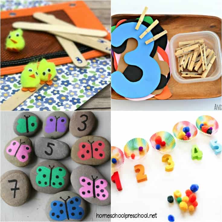 There's no better way to teach and reinforce counting than with hands-on activities. These counting activities are perfect for toddlers and preschoolers.