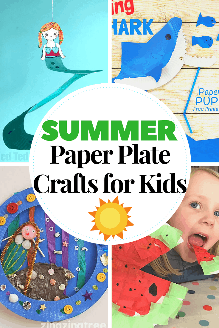 Summer Paper Plate Crafts