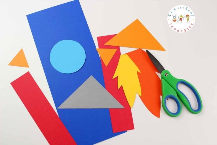 Weaving paper is great for fine motor skills. Kids can build those skills as they make this rocket craft for preschoolers! Don't miss the printable template that will help get you started.