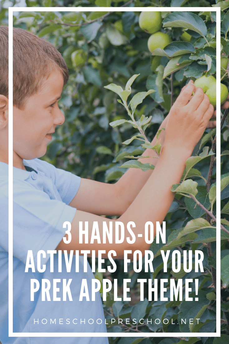 It's the perfect time to enjoy these three awesome apple activities with your preschooler. They're a great addition to your apples preschool theme this fall.