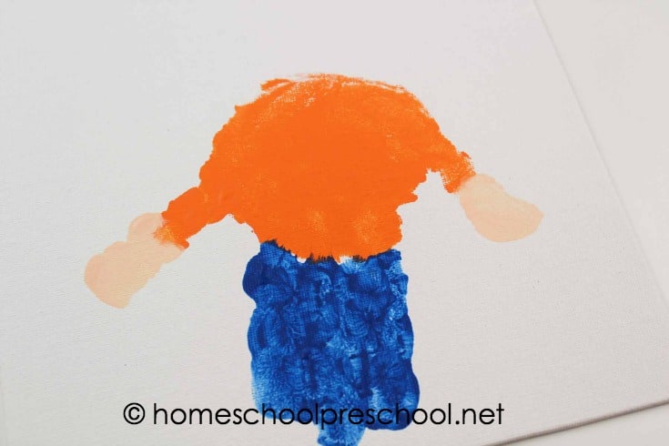 Turn your child's handprint into one of his favorite book characters with this If You Give a Mouse a Cookie handprint art project for kids!