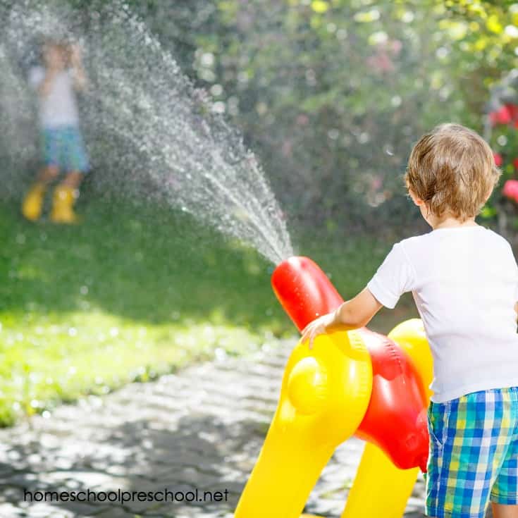 Use these outdoor hand eye coordination activities to help strengthen this skill with your preschoolers. The best part is, they'll have so much fun doing them!