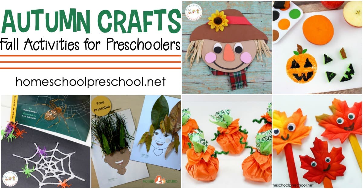 Leaves, scarecrows, apples, pumpkins and more. These easy activities and crafts are perfect along side your autumn preschool lessons!