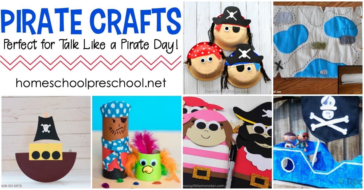These pirate crafts for kids "aaarrr" the best! They're simple and engaging, and they're sure to inspire hours of imaginative play for preschoolers.