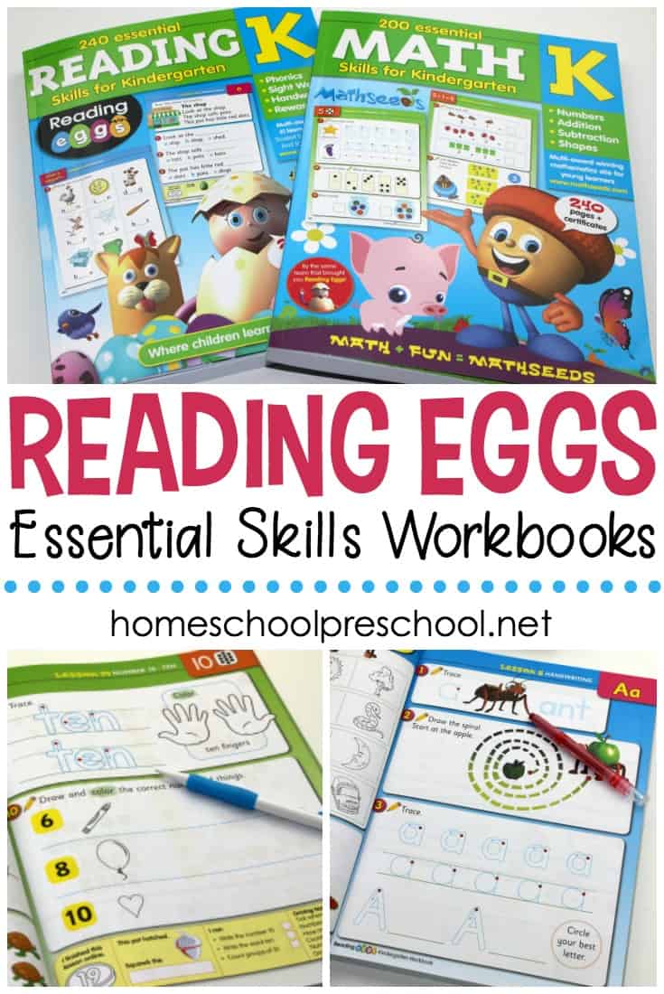 Many preschool and kindergarten children learn to read with the help of Reading Eggs. Now, you can enhance those lessons with Reading Eggs workbooks!
