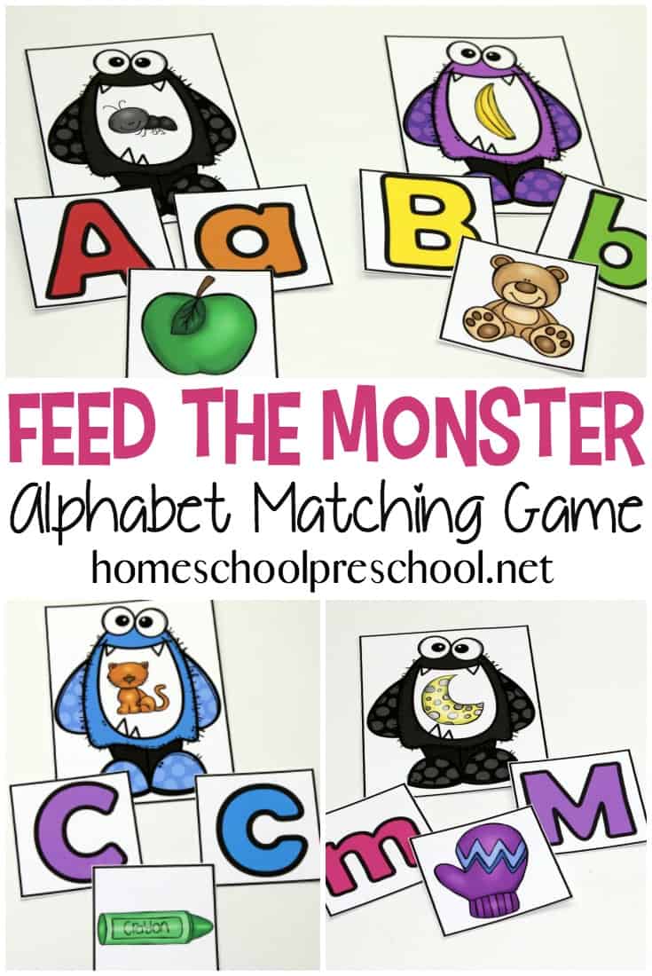 Teaching the ABCs should be fun and engaging. It will be when you prepare this Feed the Monster alphabet game for your preschoolers!