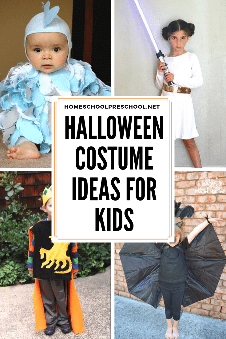 Check out these last-minute ideas for quick and easy preschool Halloween costumes! Your kids (and your pocketbook) will thank you!