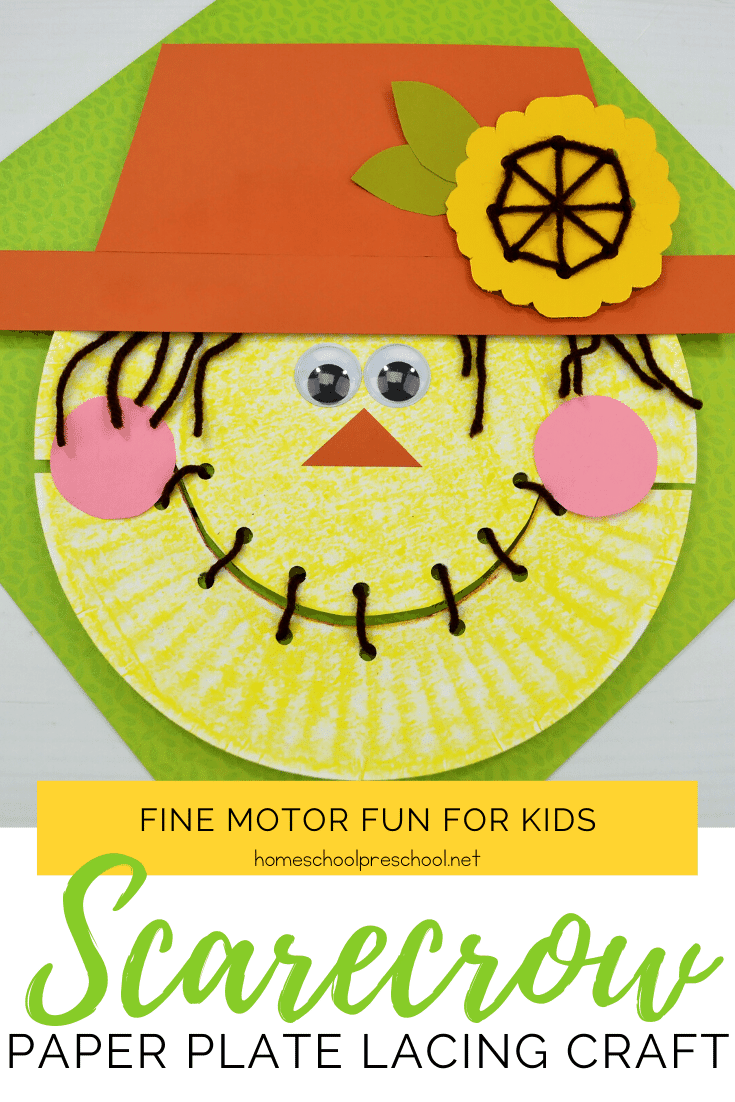 Create this simple paper plate scarecrow for a cute fall craft for kids. With these step-by-step instructions, this scarecrow craft is so easy to make.