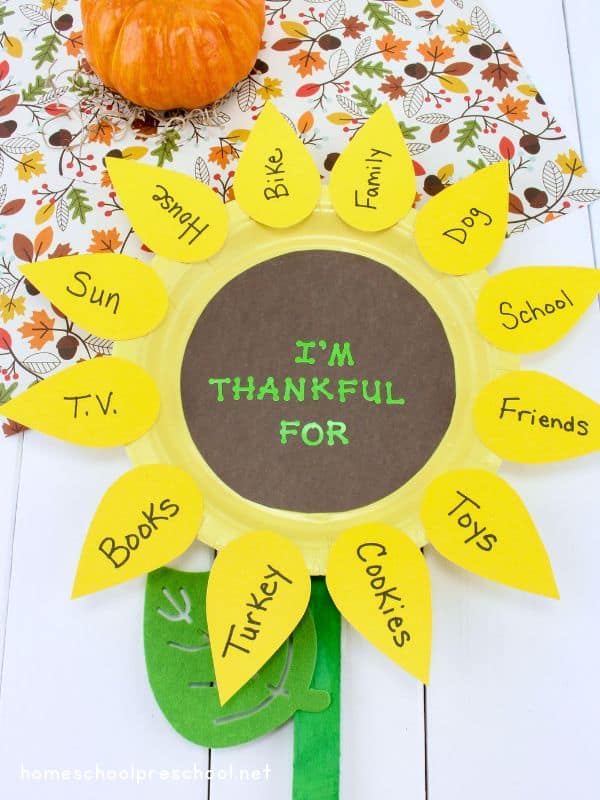 Sunflower Paper Plate Craft