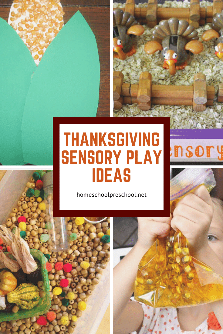 Explore sensory play with these Thanksgiving sensory activities for preschoolers! What a great way to entertain kids this holiday season.