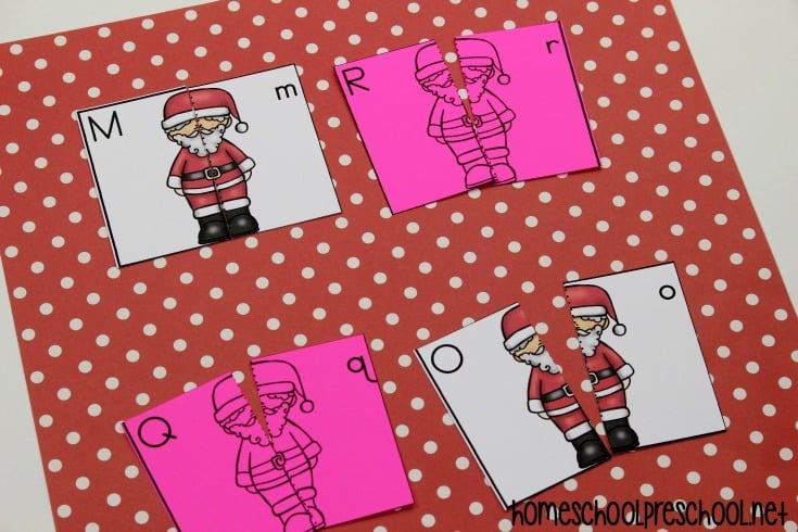 Looking for some seasonal alphabet games? I've got three Christmas-themed alphabet games for kindergarten and preschool you don't want to miss!