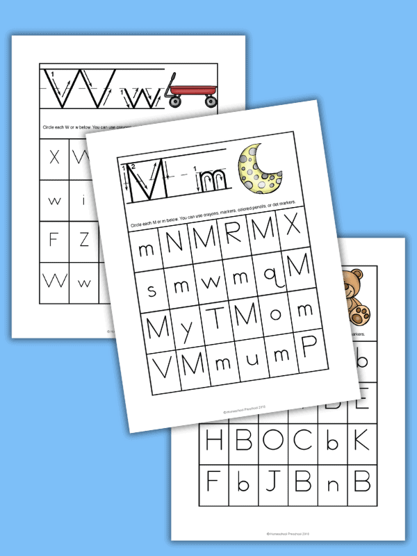 Free Printable Letter Recognition Worksheets