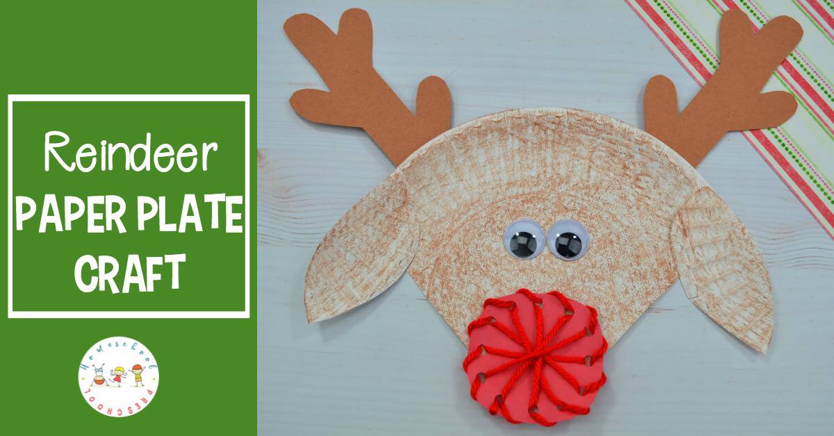 This cute reindeer paper plate craft not only gets kids in the Christmas spirit, but it helps them fine tune their motor skills as they lace the nose.
