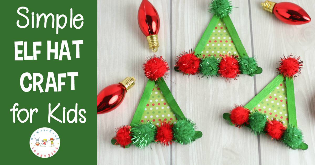 Are you looking for a super simple craft to do with your little ones this Christmas? Check out this cute elf craft that is simple enough for tots and preschoolers.