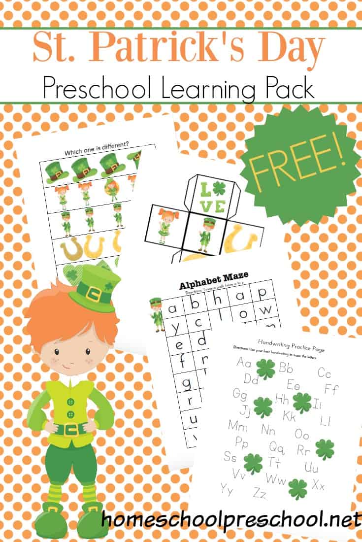 These printable St Patricks Day activities for preschoolers are sure to keep your little ones engaged in the learning process through the month of March.
